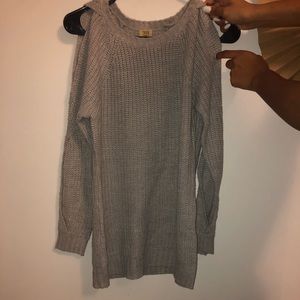 Off the shoulder sweater